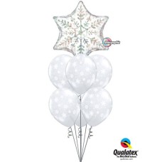Bukiet-98 Dazzling Snowflake Qualatex #20263 40800-6